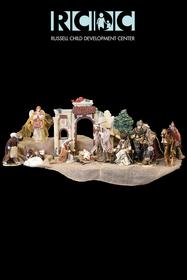 Large Porcelain & Fabric Nativity 187//280